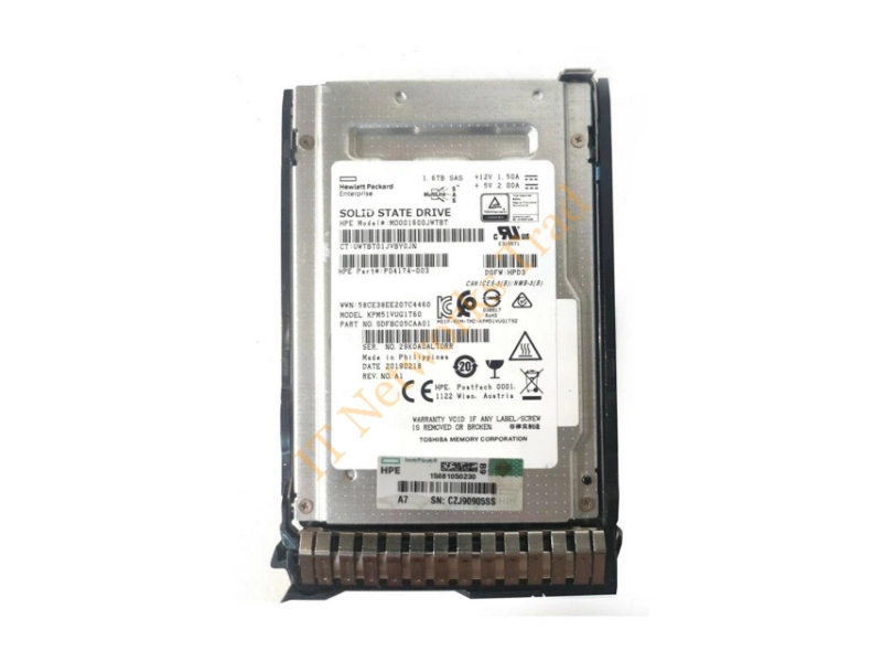 P04174-001 HP 400GB Multi-level Cell SAS 12Gb/s Mixed Use 2.5-inch Solid State Drive SSD Storage
