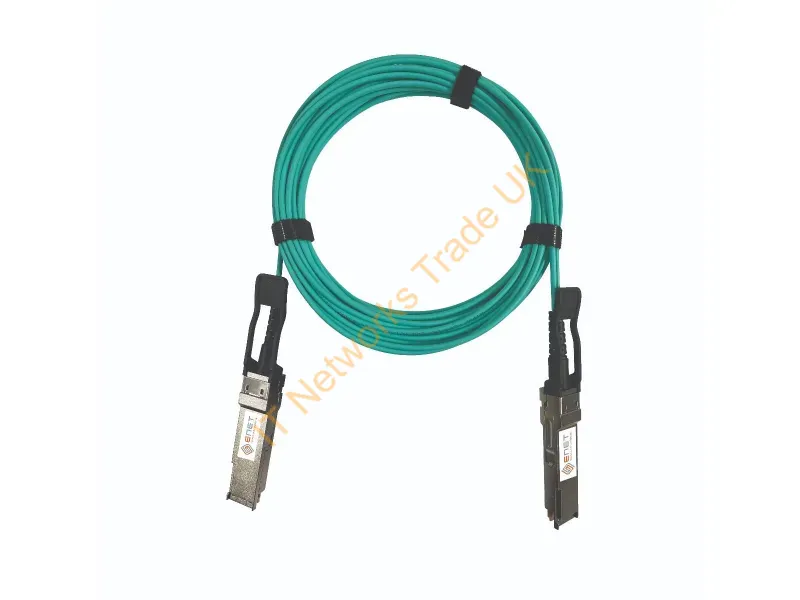 P06153-B28-ENC - Enet Components P06153-B28-Enc Infiniband/Fibre Optic Cable 3937" (100 M) Qsfp56 Green