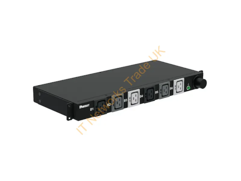 P06B03M - Panduit P06B03M Power Distribution Unit (Pdu) 6 Ac Outlet(S) 1U Black