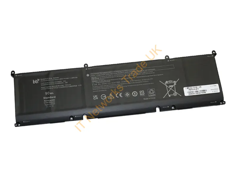 P0FWH-BTI - Bti P0Fwh- Industrial Rechargeable Battery Lithium-Ion (Li-Ion) 7692 Mah 11.7 V