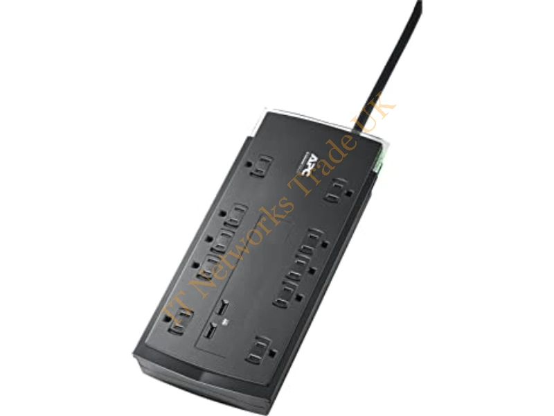 P10U2 APC 10-Outlet Surge Protector Power Strip with USB Charging Ports Power Distribution Unit