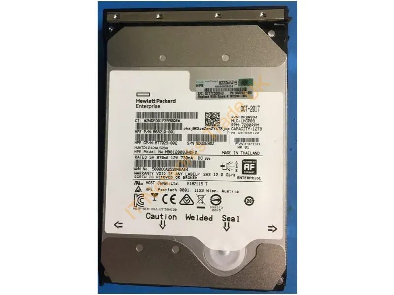 P17966-B21 - HPE HPE DX 12TB SAS 7.2K LFF LP 512e FIO HDD