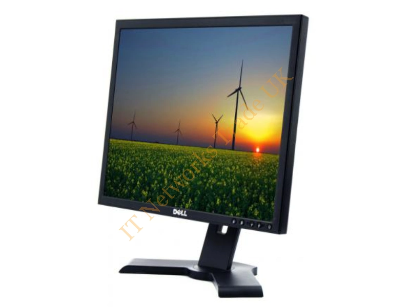P190SB Dell 19-inch LCD Monitor with DVI-D / VGA (HD-15) Connectors and Stand