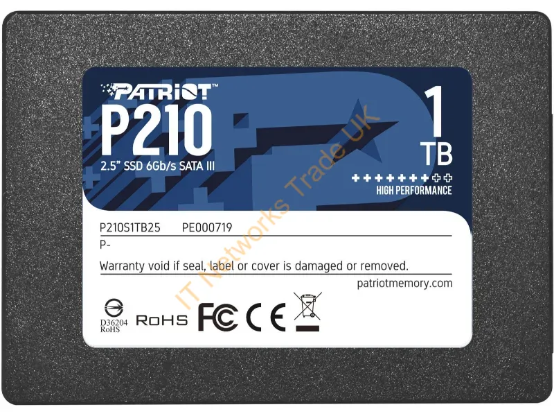 P210S1TB25 - Patriot Memory P210 1 Tb 2.5" Serial Ata Iii