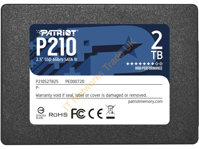 P210S2TB25 - Patriot Memory P210 2 Tb 2.5" Serial Ata Iii