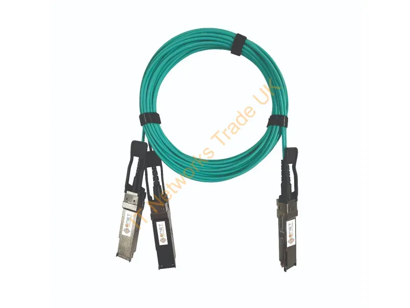 P26659-B23-ENC - Enet Components P26659-B23-Enc Infiniband/Fibre Optic Cable 393.7" (10 M) Qsfp56 2X Qsfp56 Green
