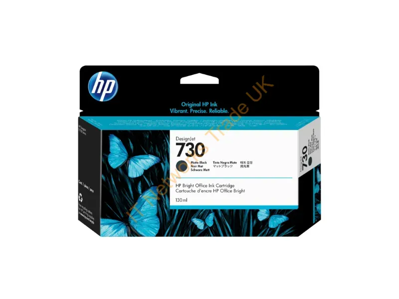 HP P2V65A (730) Ink cartridge black matt, 130ml Printer
