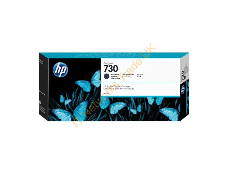 HP P2V71A (730) Ink cartridge black matt, 300ml Printer