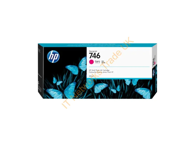 P2V78A - Hp 746 300-Ml Magenta Designjet Ink Cartridge
