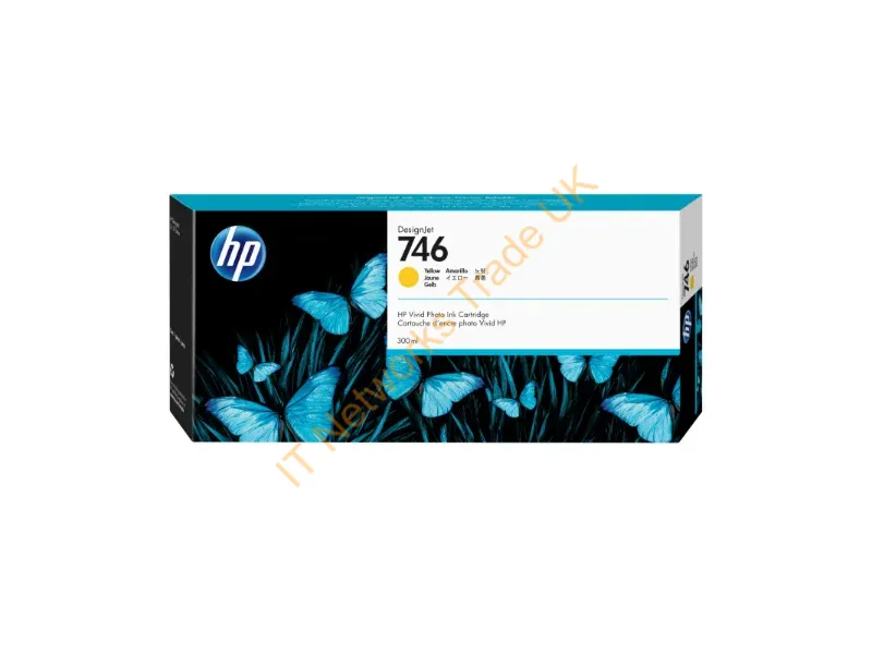 P2V79A - Hp 746 300-Ml Yellow Designjet Ink Cartridge