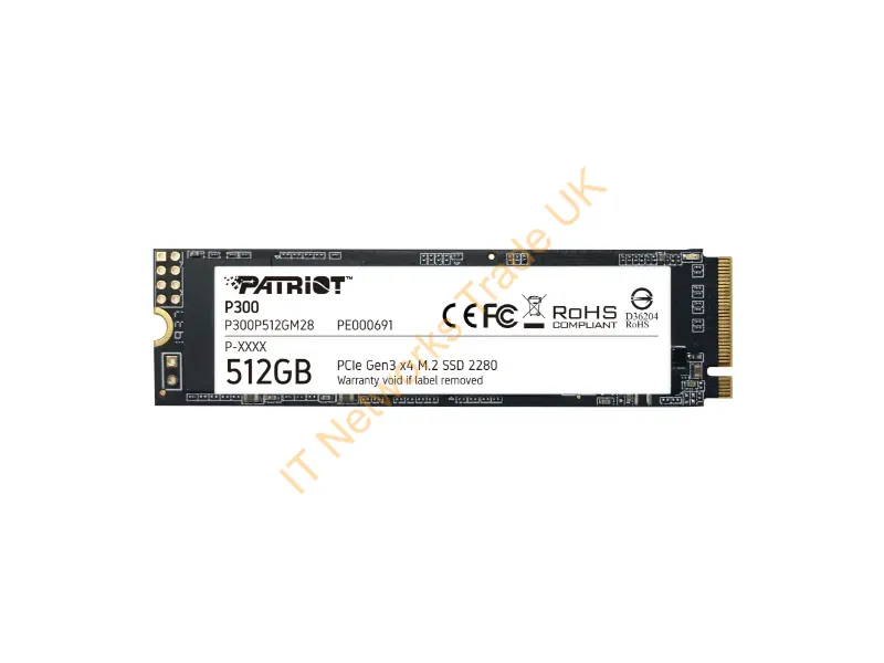 P300P512GM28 - Patriot Memory P300P512Gm28 Internal Solid State Drive 512 Gb M.2 Pci Express Nvme