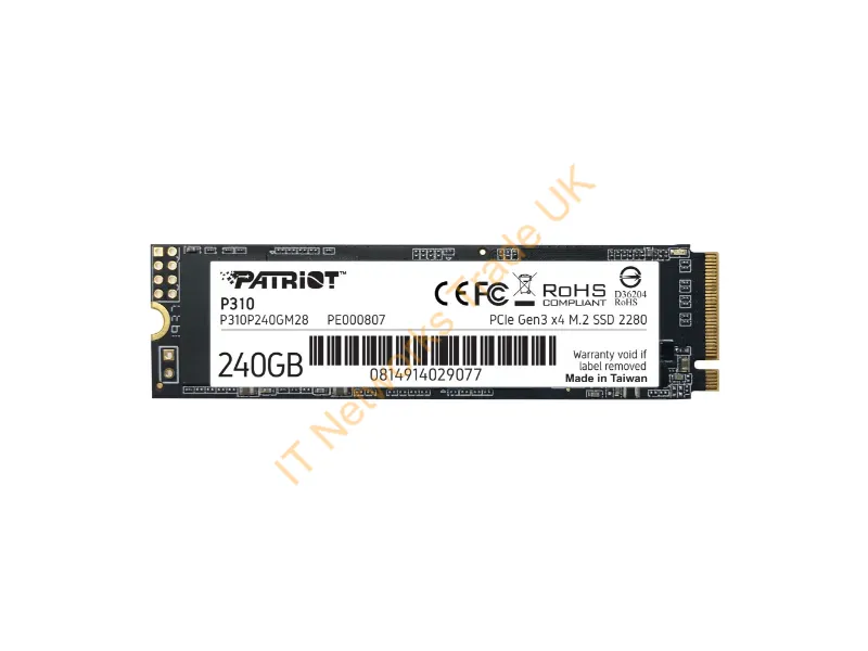 P310P240GM28 - Patriot Memory P310 240 Gb M.2 Pci Express 3.0 Nvme