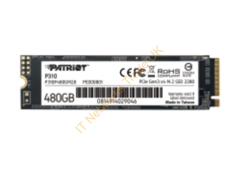 P310P480GM28 - Patriot Memory P310 480 Gb M.2 Pci Express 3.0 Nvme