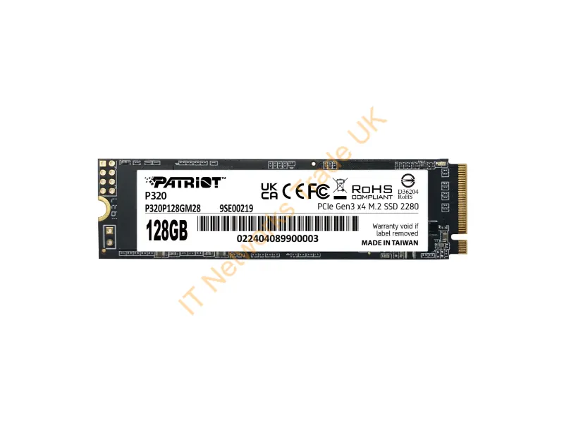 P320P128GM28 - Patriot Memory P320 128 Gb M.2 Pci Express 3.0 Nvme