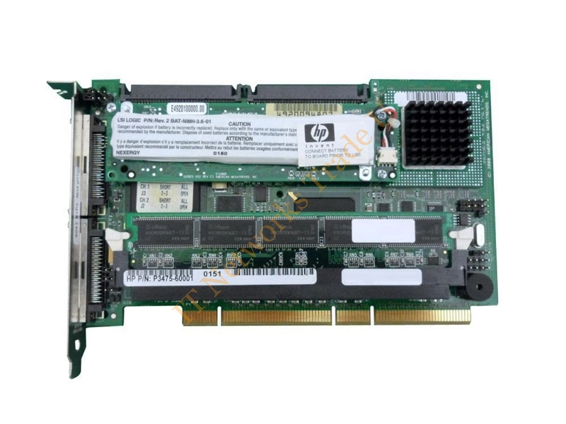 P3475-69004 HP NetRAID-2M Dual Channel Ultra3 SCSI 128MB Cache LVD/SE PCI Array RAID Controller Storage
