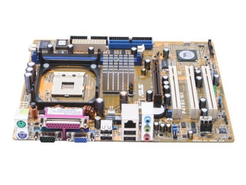 P4V8X-MX ASUS System Board with P4M800 Chipset micro-ATX Socket LGA478 Desktop Motherboard
