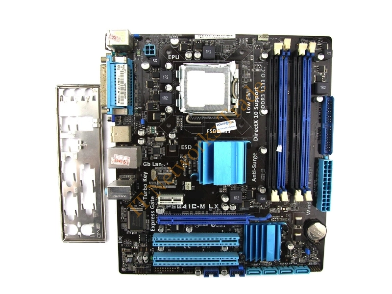 P5G41C-M ASUS Intel G41 / ICH7 DDR2,DDR3 4-Slot System Board Socket 775 Desktop Motherboard