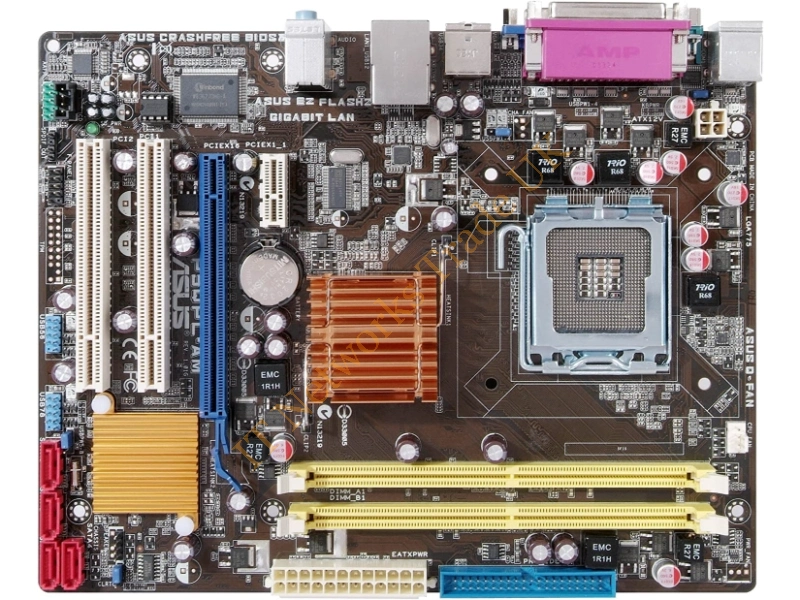 P5QPL-VM ASUS Epu Core-2 Duo Intel G41 LGA-775 1333MHz FSB DDR2 PCIex16 Audio UATX- Motherboard