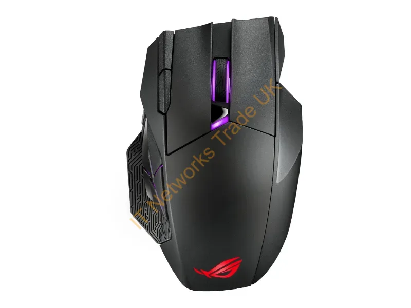 P707ROGSPATHAX - Asus Rog Spatha X Mouse Gaming Right-Hand Rf Wireless + Usb Type-C Optical 19000 Dpi