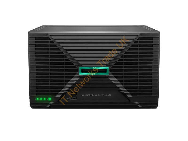 P87455-425 - HPE ProLiant MicroServer Gen11 6325P 3.5GHz 4c 1P 1x32GB-U 4LFF-NHP 2x4TB HDD 1x180W PS EU Server