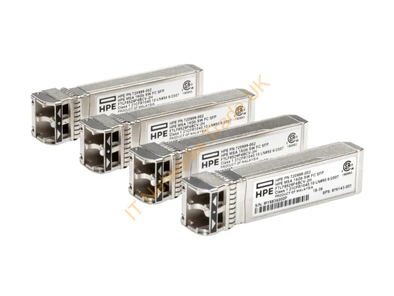 P88919-B25 - HPE MSA 32Gb SFP+ Short Wave Fibre Channel 4-pack Transceiver Bundle