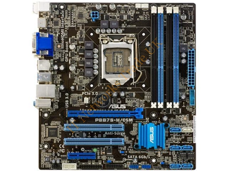 P8B75-M ASUS Intel B75 Core i7/ i5/ i3 Processors Support PCI Express SATA USB3 0 Socket LGA1155 micro-ATX- Motherboard