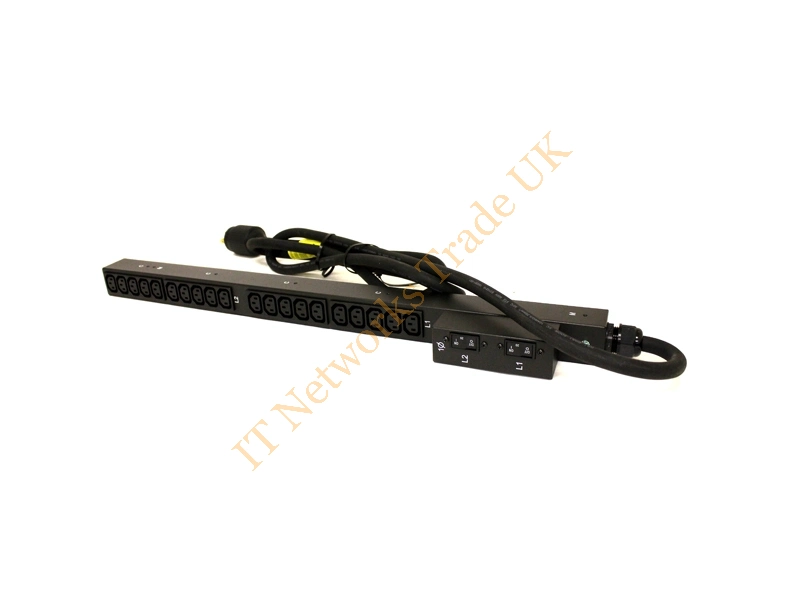 P9Q42A HP 4.9kVA 24A 208V NEMA L6-30P input, 36 C13 and 6 C19 outlets G2 Basic Power Distribution Unit