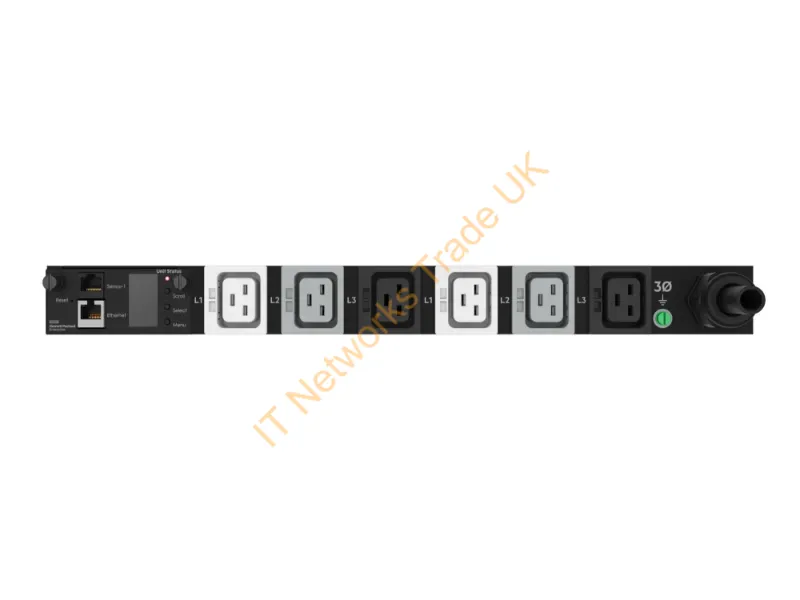 P9R78A - HPE G2 Metered Modular 3Ph 8.6kVA/L15-30P 24A/208V Outlets (6) C19/1U Horizontal NA/JP PDU