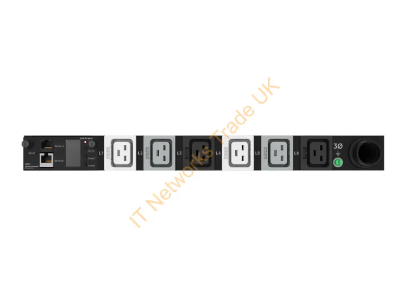 P9R80A - HPE G2 Metered Modular 3Ph 17.3kVA/60309 60A 4-wire 48A/208V Outlets (6) C19/1U Horizontal NA/JP PDU