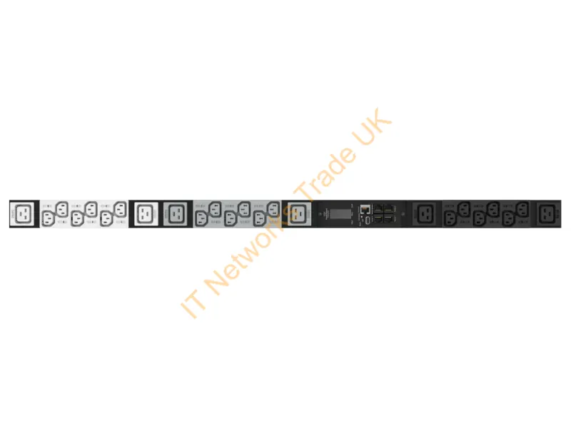P9R84A HP G2 Metered 3Phase 22kVA/60309 5-Wire 32A/230V Outlets (18) C13 (6) C19/Vertical Power Distribution Unit