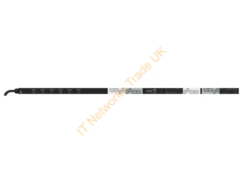 P9R87A - HPE G2 Metered 3Ph 22kVA/60309 5-wire 32A/230V Outlets (12) C13 (12) C19/Vertical INTL PDU