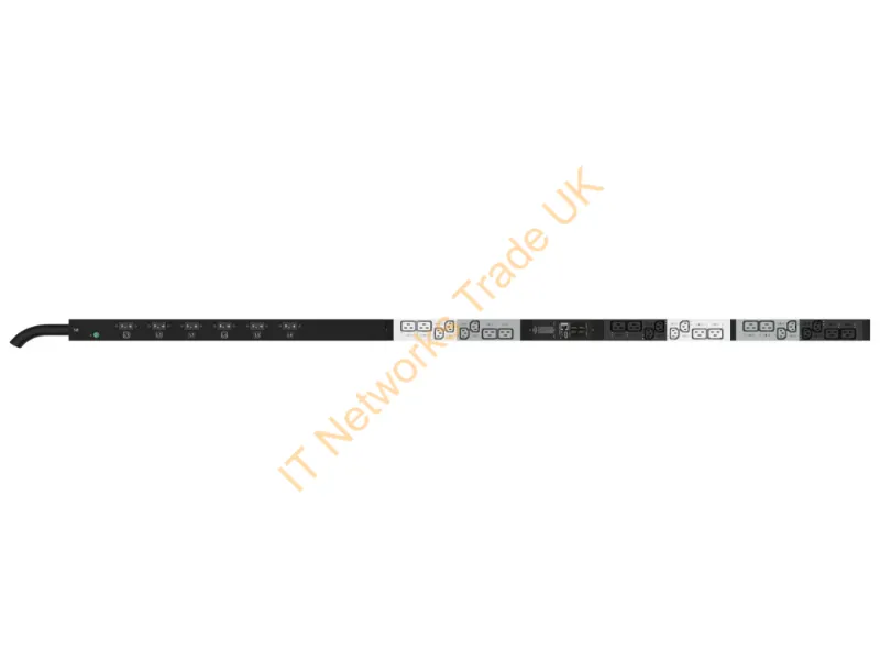 P9S22A - Hpe G2 Metered/Switched 3Ph 17.3Kva/60309 4-Wire 48A/208V Out (12) C13 (12) C19/Vertical Na/Jp Pdu