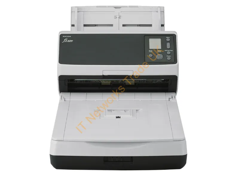 PA03810-B501 - Ricoh fi-8290 ADF + Manual feed scanner 600 x 600 DPI A4 Black, Grey