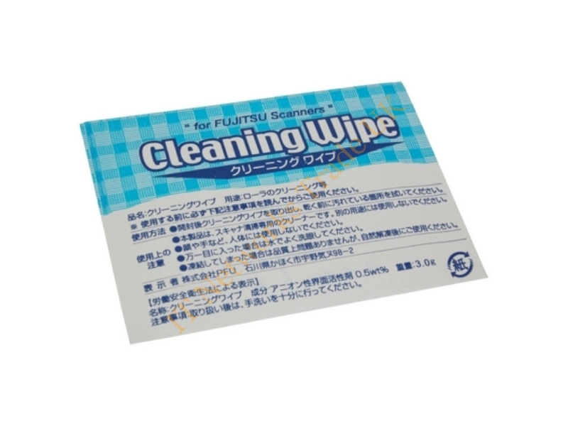 PA03950-0419 Fujitsu Cleaning Supplies 3x3 Inch Moistened Cleaning Wipes 24 Pack Printer Accessory