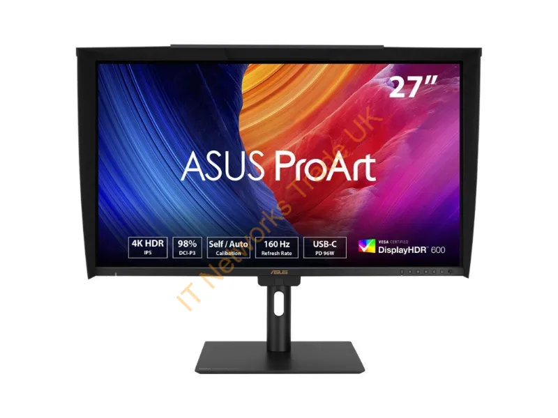 PA27UCGE - Asus Proart Pa27Ucge Computer Monitor 27" 3840 X 2160 Pixels 4K Ultra Hd Led Black