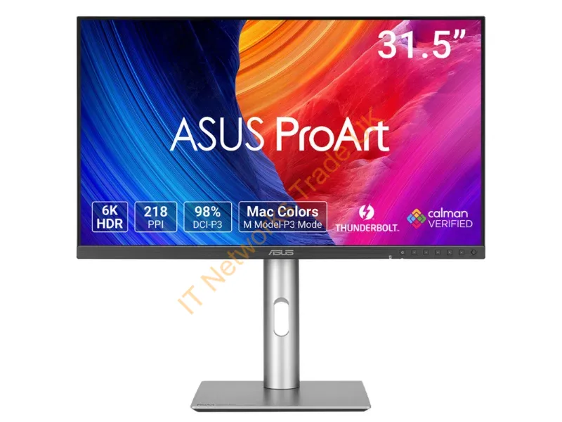 PA32QCV - Asus Proart Pa32Qcv Computer Monitor 31.5" 6016 X 3384 Pixels 6K Ultra Hd Lcd Silver