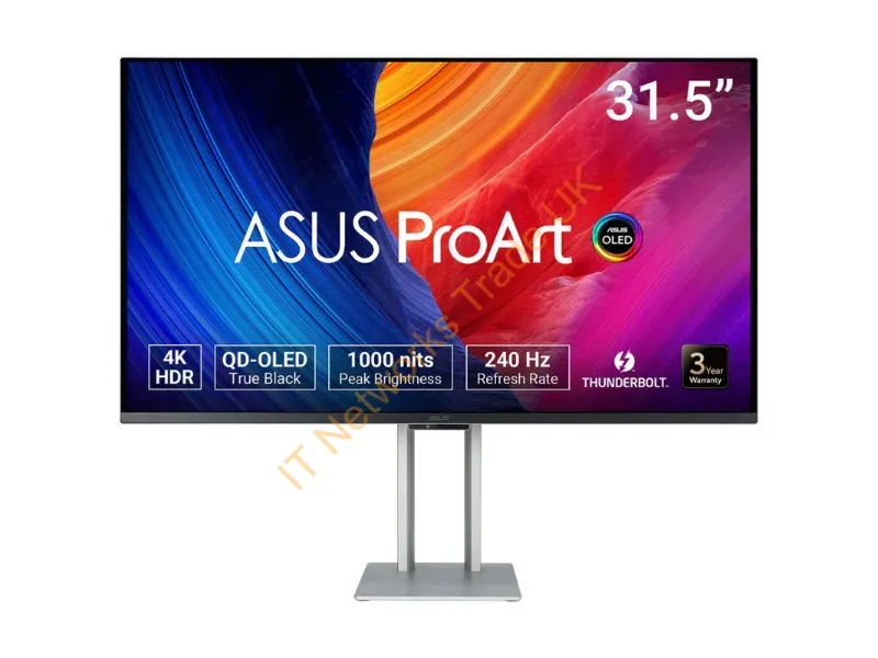 PA32UCDM - Asus Proart Oled Pa32Ucdm Computer Monitor 31.5" 3840 X 2160 Pixels 4K Ultra Hd Qd-Oled Silver