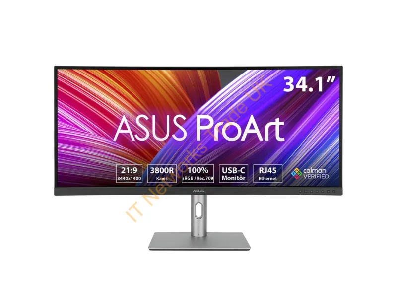 PA34VCNV - Asus Proart Pa34Vcnv Computer Monitor 34.1" 3440 X 1440 Pixels Ultrawide Quad Hd Lcd Black