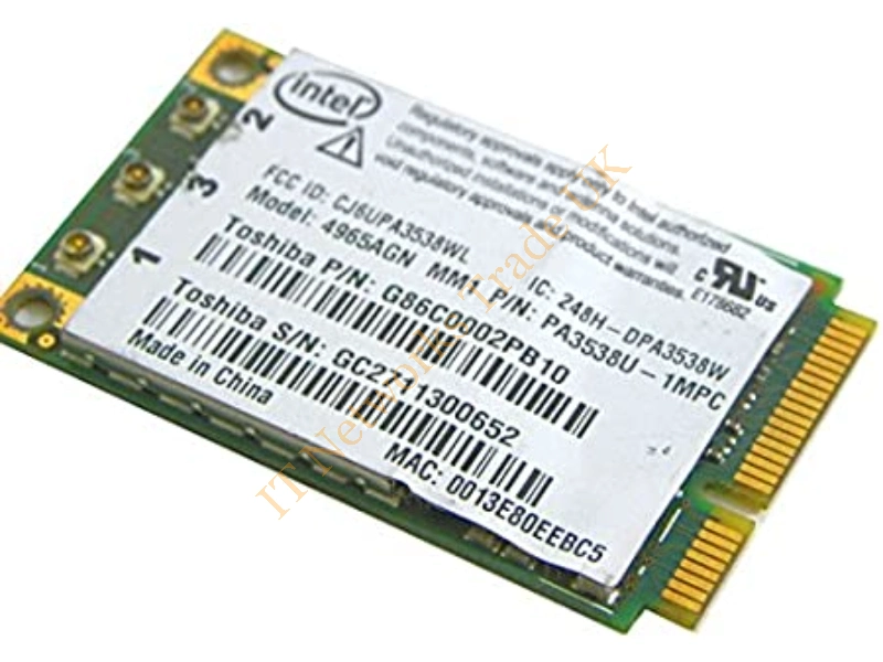PA3538U Toshiba Intel 4965AGN WiFiLink a/b/g/n Mini PCI Express Card Wireless LAN Card