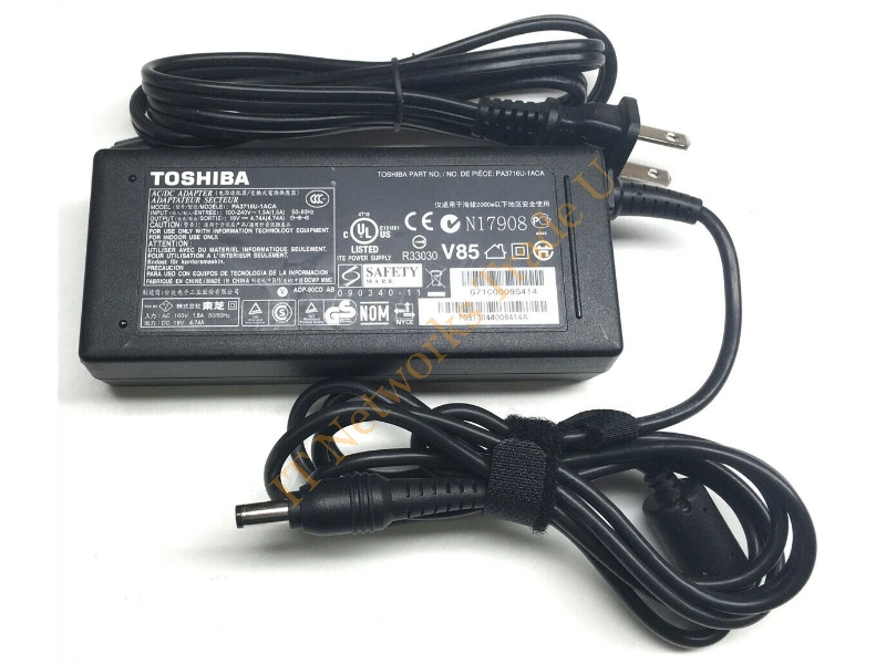 PA3716U-1ACA Toshiba 90-Watts Global AC Adapter Energy Star Rate Power Adapter