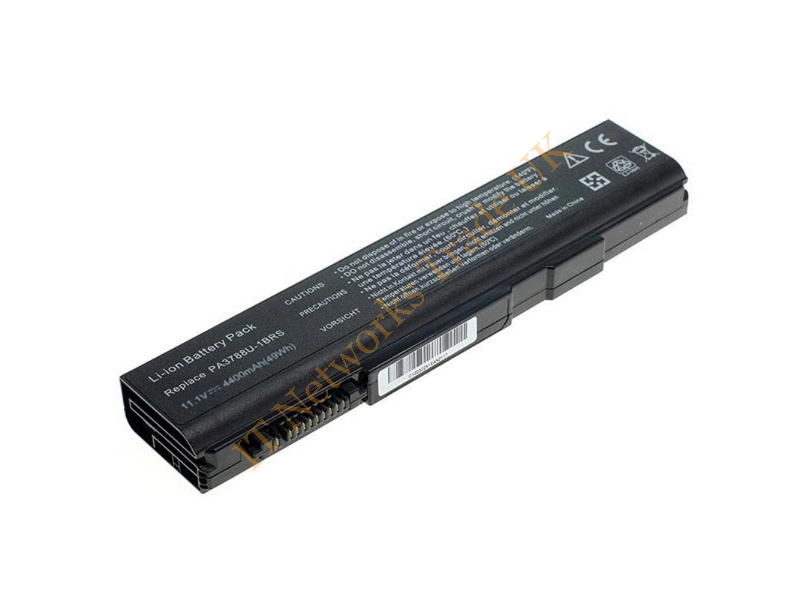 PA3788U-1BRS Toshiba Notebook Battery 5100 mAh Lithium Ion (Li-Ion) 10.8 V DC Laptop Battery
