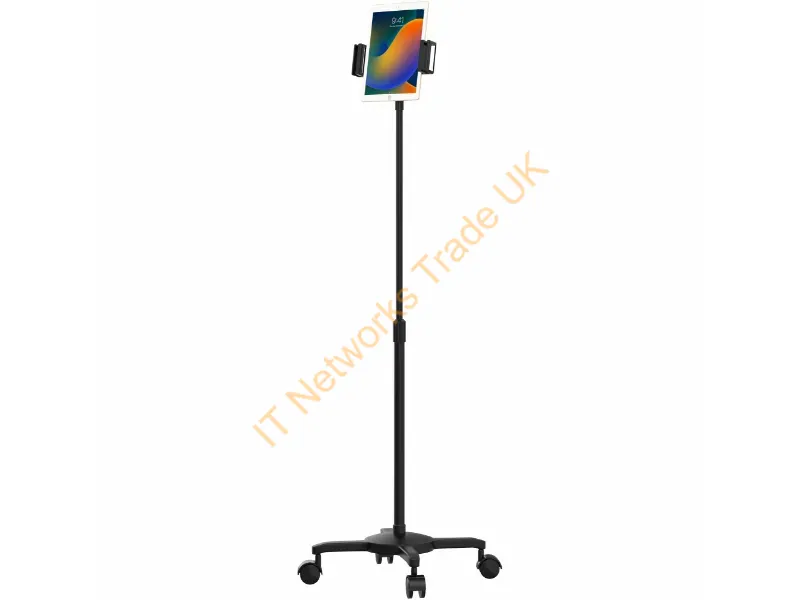 PAD-QCFSB - Cta Digital Pad-Qcfsb Multimedia Cart/Stand Black Tablet Multimedia Stand