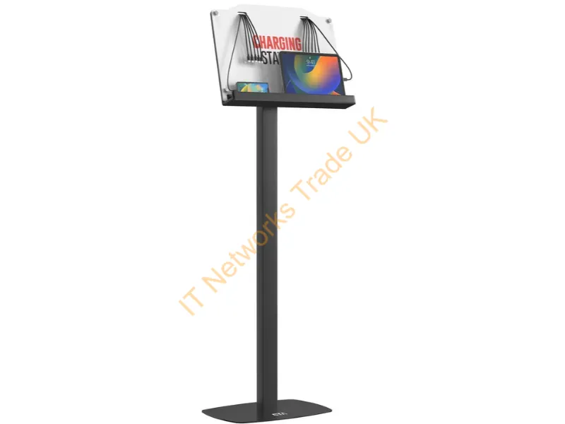PAD-VCHARGE12 - Cta Digital Pad-Vcharge12 Charging Station Organizer Freestanding Steel Black