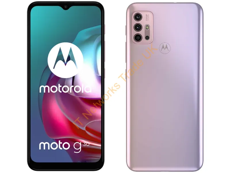 PAML0017GB - Motorola moto g30 16.5 cm (6.5") Hybrid Dual SIM Android 11 4G USB Type-C 4 GB 128 GB 5000 mAh Pink