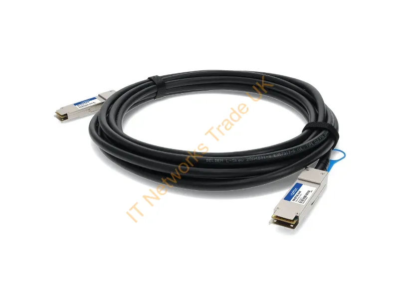 PAN-QSFP-DAC-5M-AO - Addon Networks Pan-Qsfp-Dac-5M-Ao Infiniband/Fibre Optic Cable 196.9" (5 M) Qsfp+ Black