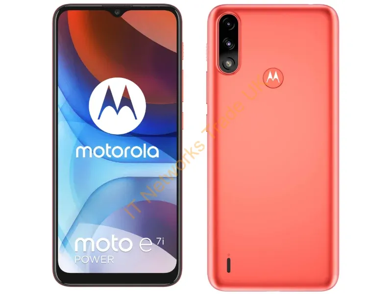 PAN70003GB - Motorola moto e7i power 16.5 cm (6.5") Dual SIM Android 10 Go edition 4G USB Type-C 2 GB 32 GB 5000 mAh Red