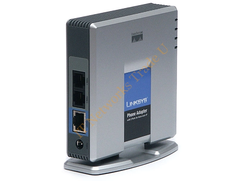 PAP2PA Linksys VoIP Router Internet Phone Adapter With 2 VoIP Ports