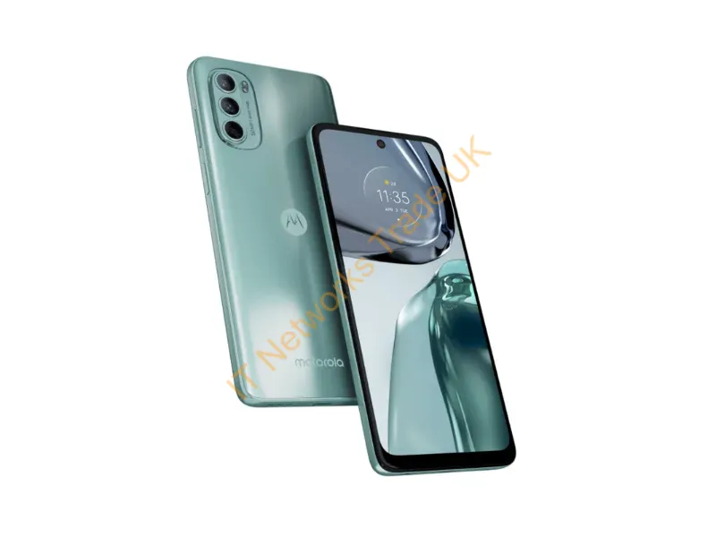 PAU90006GB - Motorola 62 5G 16.5 cm (6.5") Hybrid Dual SIM Android 12 USB Type-C 4 GB 64 GB 5000 mAh Blue