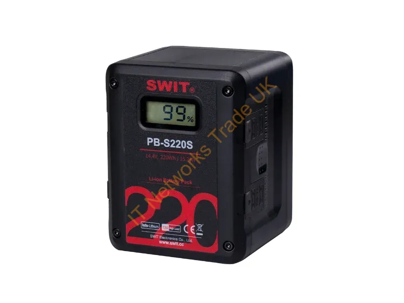 PB-S220S - SWIT PB-S220S camera/camcorder battery Lithium-Ion (Li-Ion) 15300 mAh