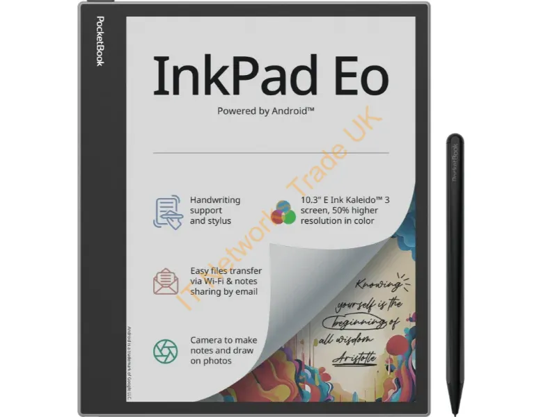 PB1042-M-WW-B - PocketBook InkPad Eo e-book reader Touchscreen 64 GB Wi-Fi Grey